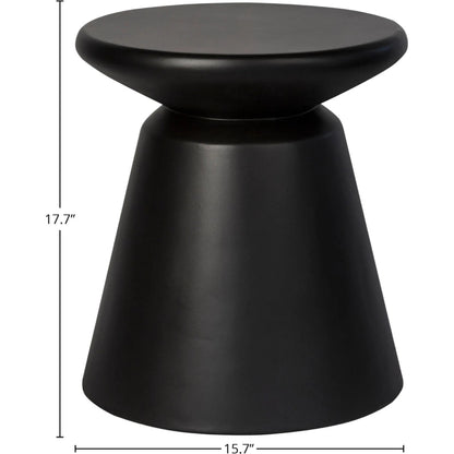 Concrete Mineral Side Table by LH Imports. Made from concrete in a unique style.