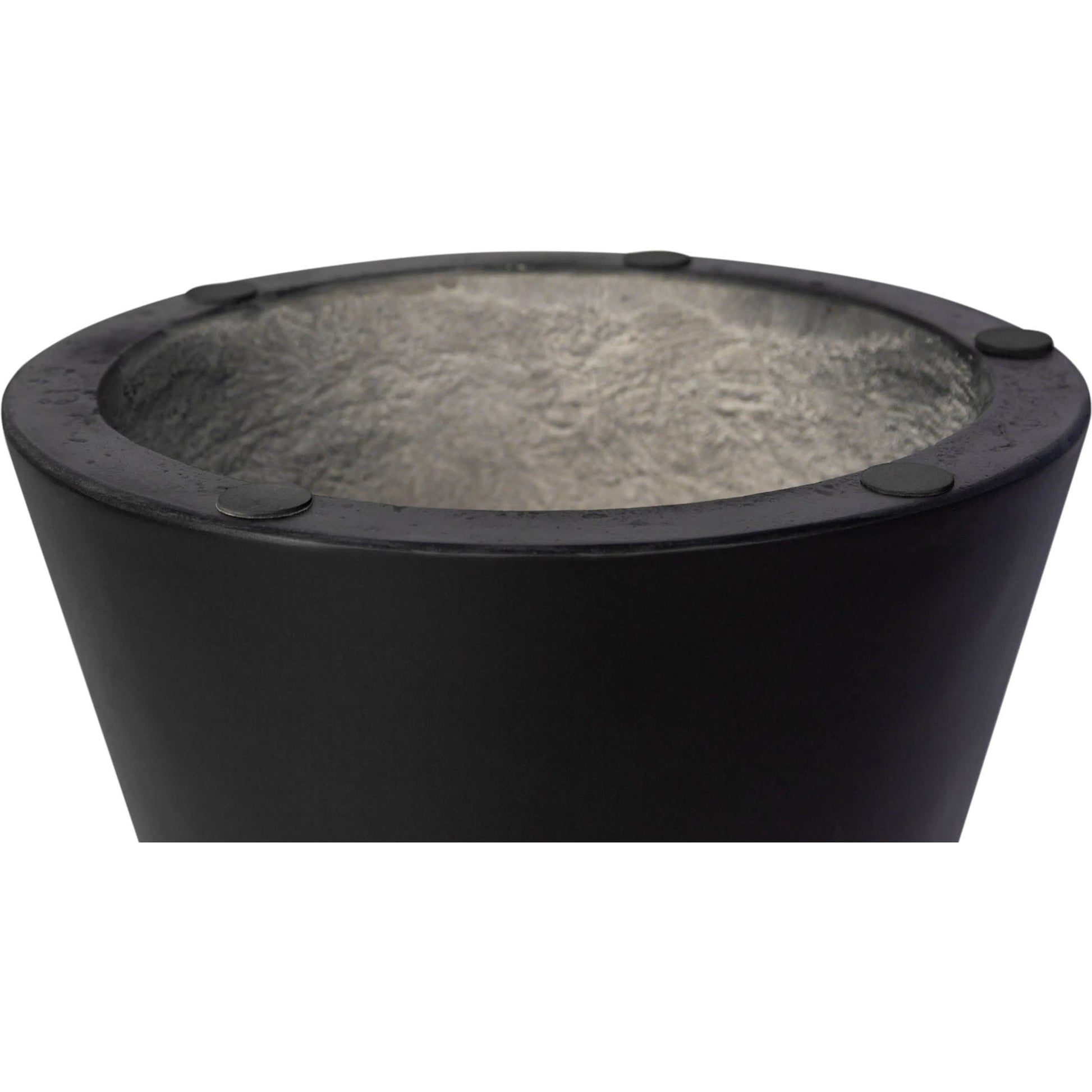 Concrete Mineral Side Table by LH Imports. Made from concrete in a unique style.