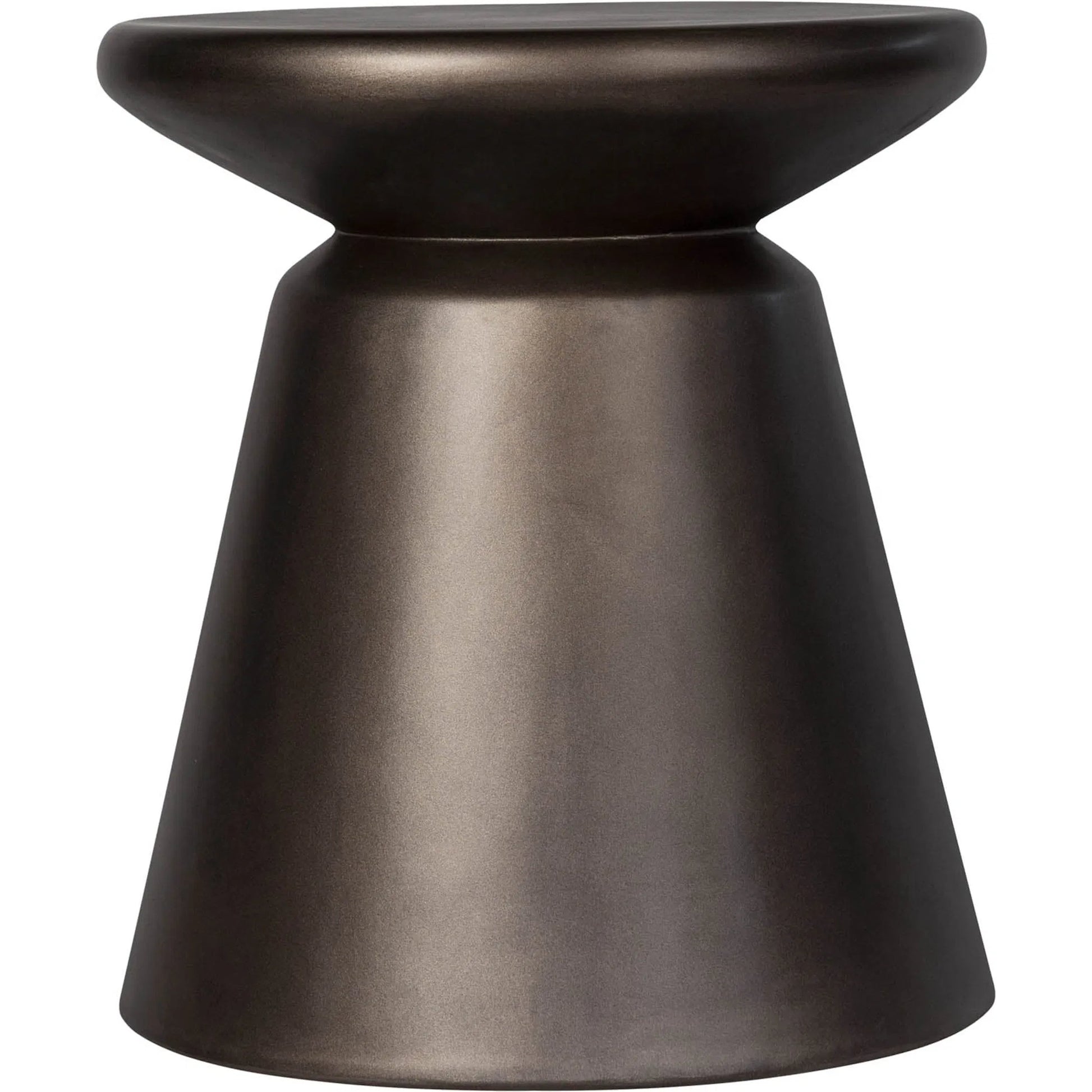 Concrete Mineral Side Table by LH Imports. Made from concrete in a unique style.
