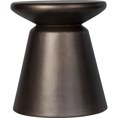 Concrete Mineral Side Table by LH Imports. Made from concrete in a unique style.