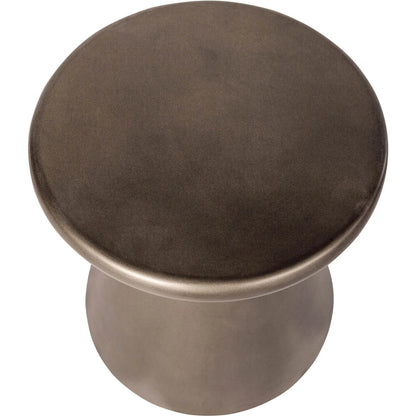 Concrete Mineral Side Table by LH Imports. Made from concrete in a unique style.