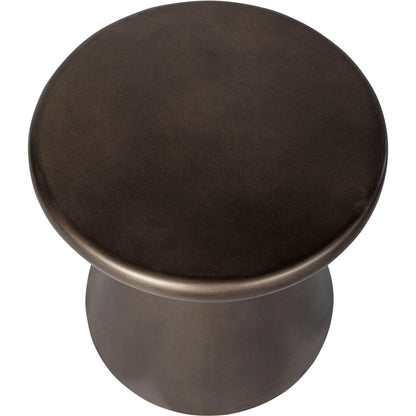 Concrete Mineral Side Table by LH Imports. Made from concrete in a unique style.