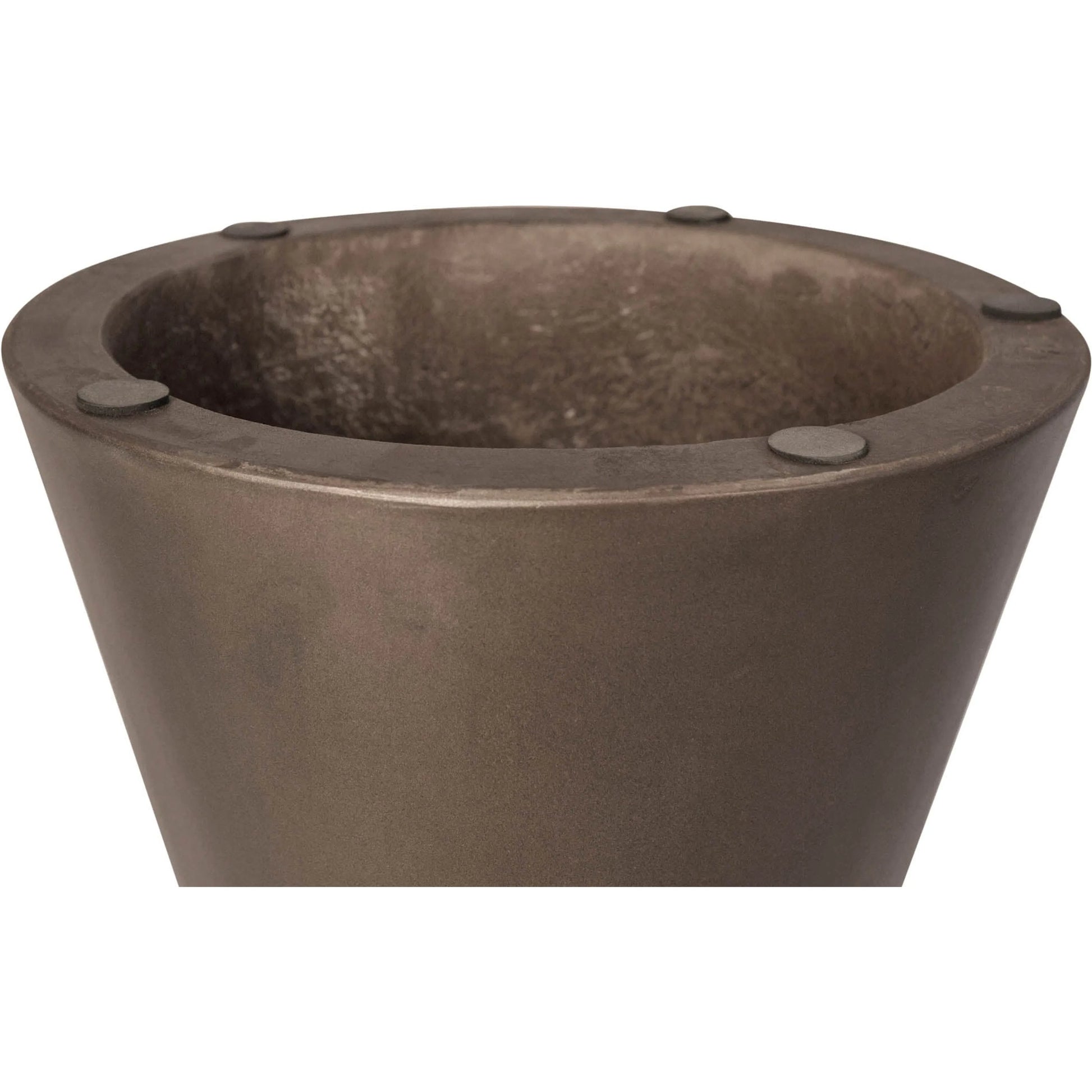 Concrete Mineral Side Table by LH Imports. Made from concrete in a unique style.