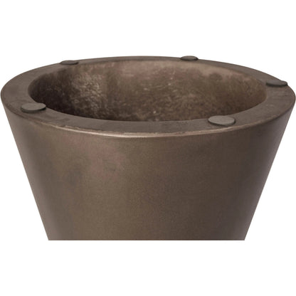 Concrete Mineral Side Table by LH Imports. Made from concrete in a unique style.