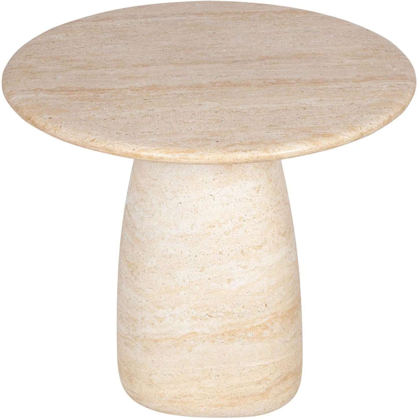 005 SI-2452973 | Additional Silo | Olympia Side Table by LH Imports in light travertine. Made from unique in a unique style.