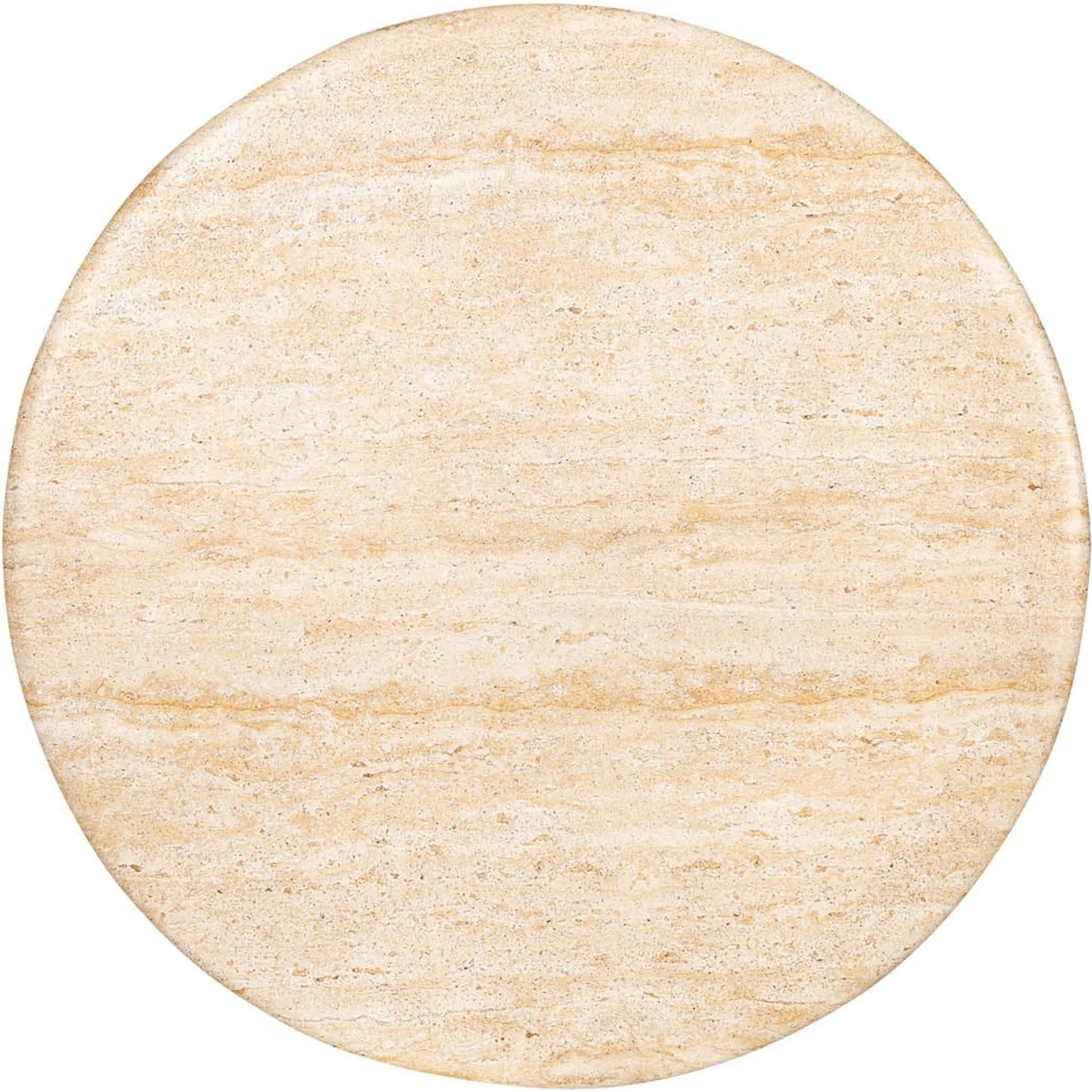 Olympia Side Table by LH Imports in light travertine. Made from unique in a unique style.