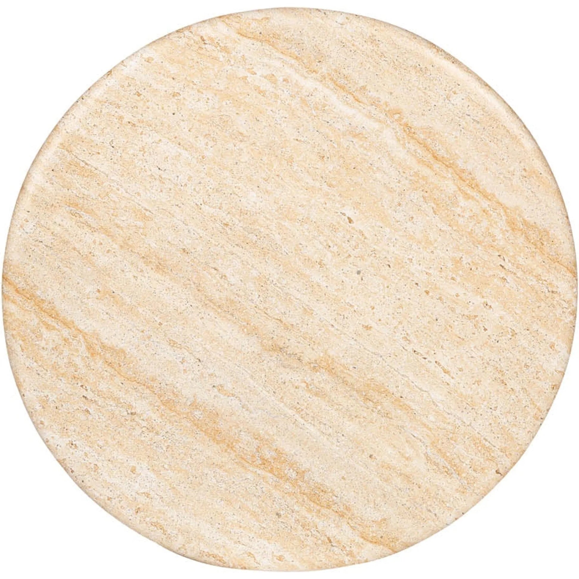 Olympia Side Table by LH Imports in light travertine. Made from unique in a unique style.