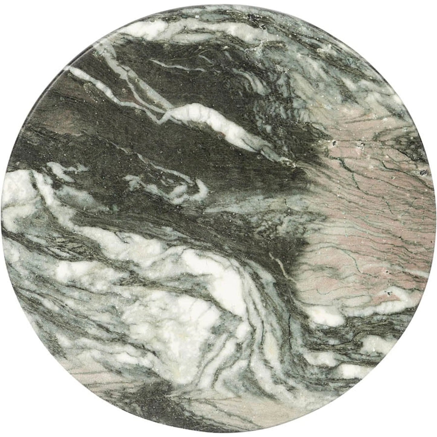 005 SI-2325337 | Unknown | Binx Side Table by LH Imports in green, grey, white and marble pattern. Made from concrete in a unique style.
