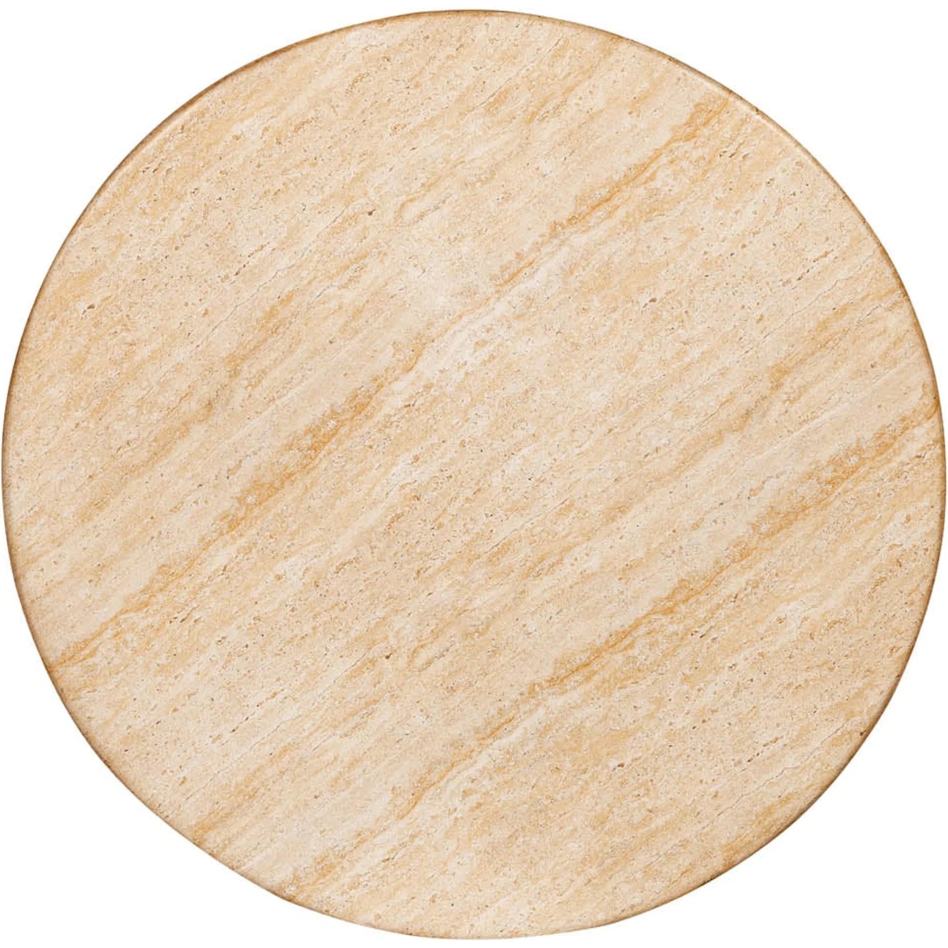 Zac Coffee Table by LH Imports in travertine and light travertine. Made from concrete in a unique style.