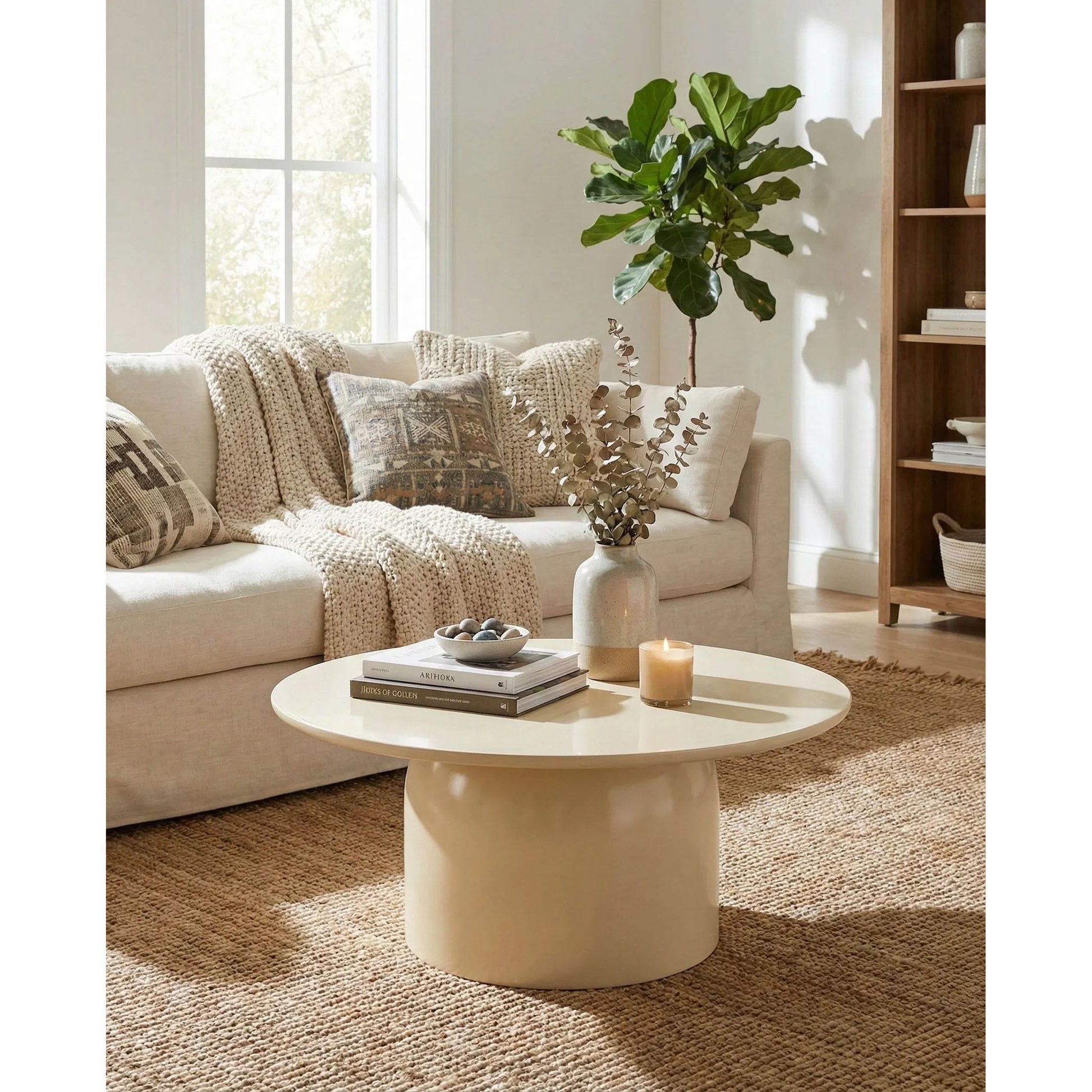 Vision Coffee Table by LH Imports. Made from concrete in a unique style.