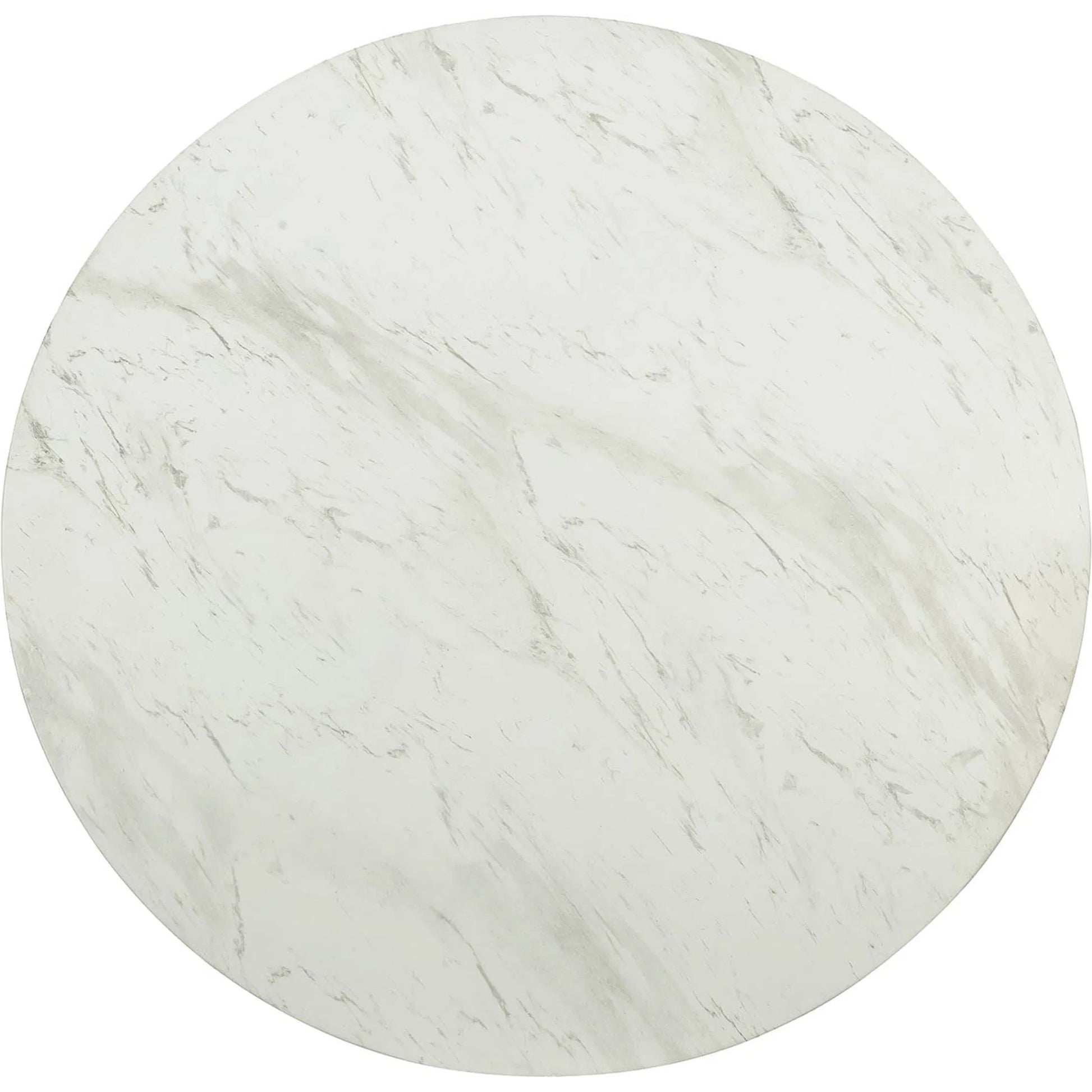 Dream Dining Table by LH Imports in white marble pattern. Made from concrete in a unique style.