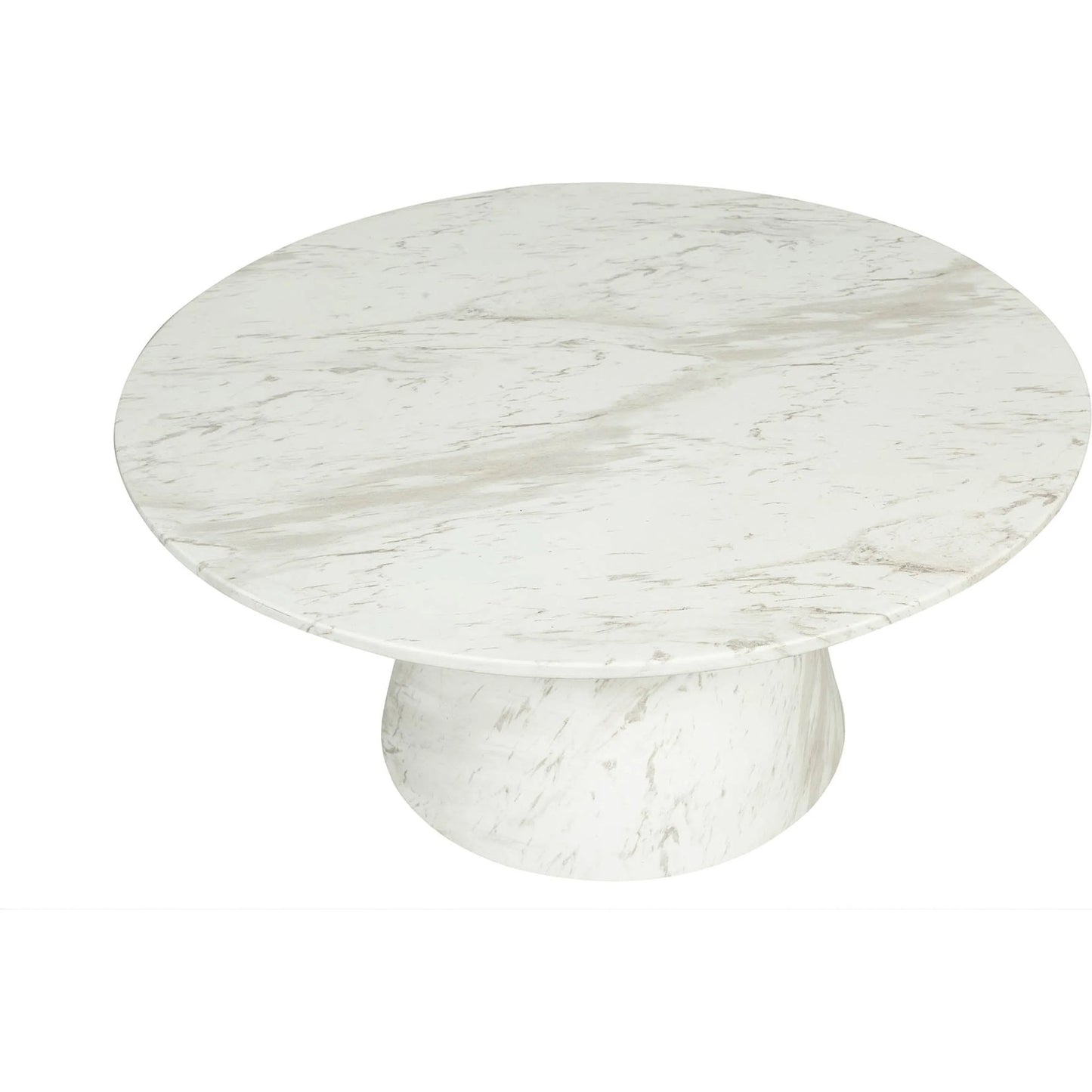 005 SI-2527577 | Additional Silo | Dream Coffee Table by LH Imports in white marble pattern. Made from concrete in a unique style.
