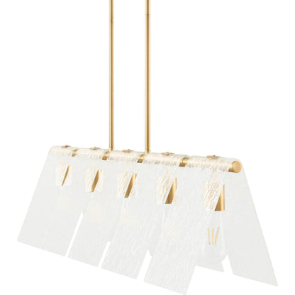 Vitracis Chandelier by Surya. Made from iron, glass in a unique style.