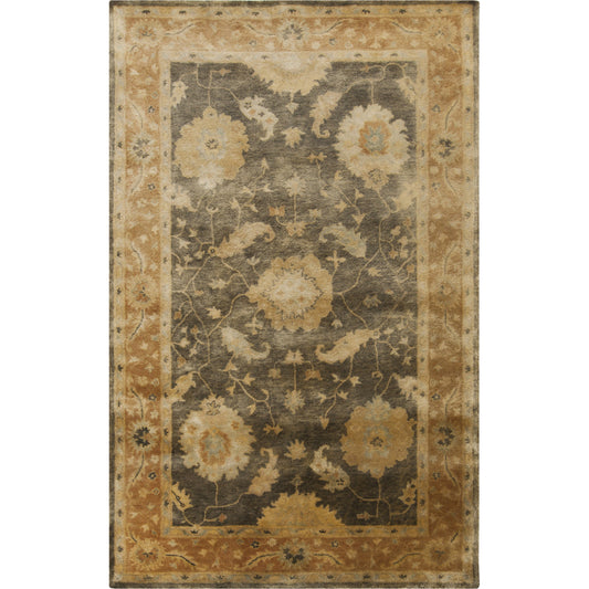 VTG-5234 Rug by Surya in charcoal, wheat, ivory, brown. Made from 100% new zealand wool in a unique style.
