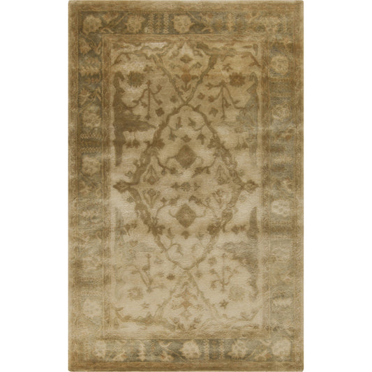VTG-5236 Rug by Surya in ivory, taupe, sage, light sage, dusty coral. Made from 100% new zealand wool in a unique style.