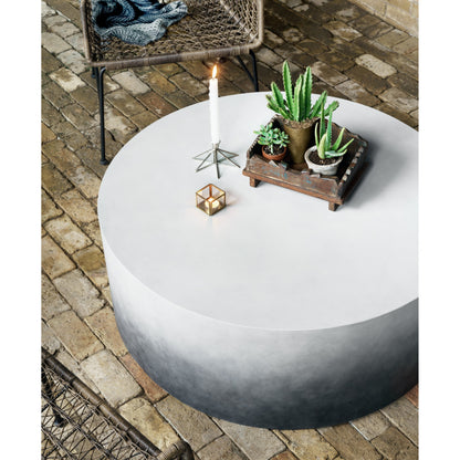 Sheridan Coffee Table by Four Hands. Made from concrete in a modern style.