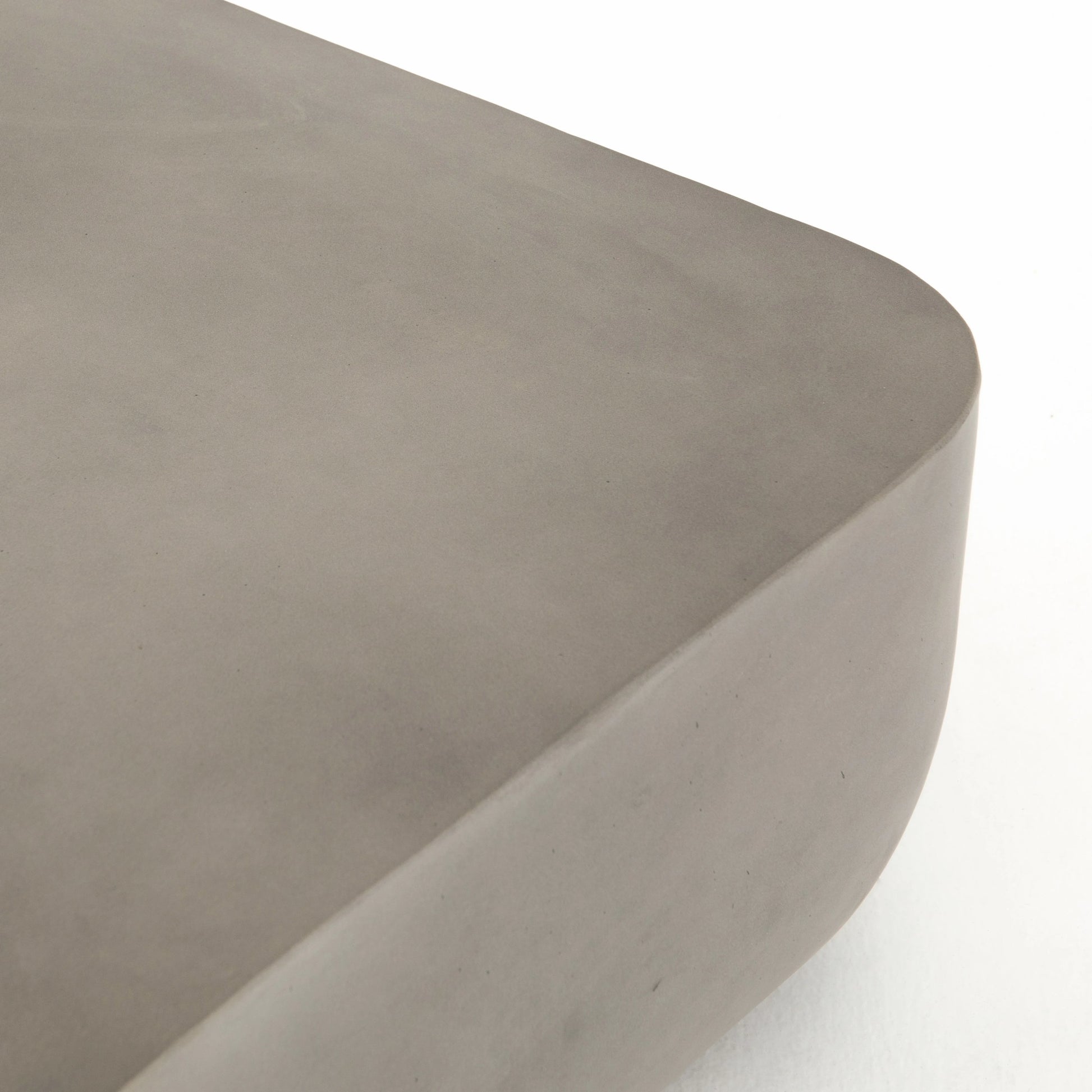 Ivan Coffee Table by Four Hands in grey concrete and gray concrete. Made from concrete in a modern style.