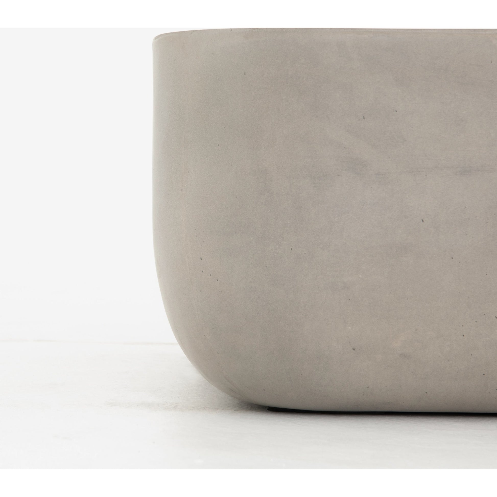Ivan Coffee Table by Four Hands in grey concrete and gray concrete. Made from concrete in a modern style.