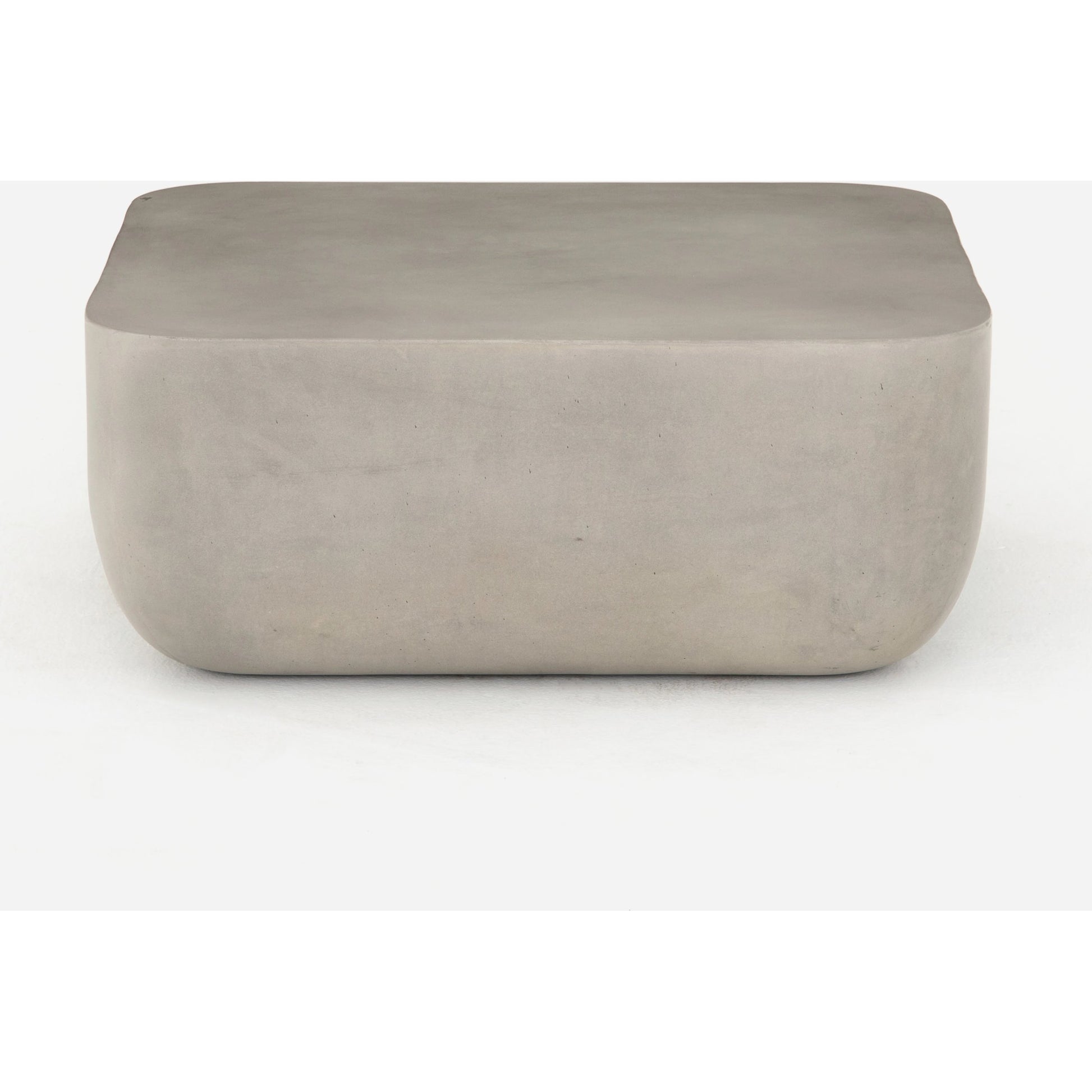 Ivan Coffee Table by Four Hands in grey concrete and gray concrete. Made from concrete in a modern style.