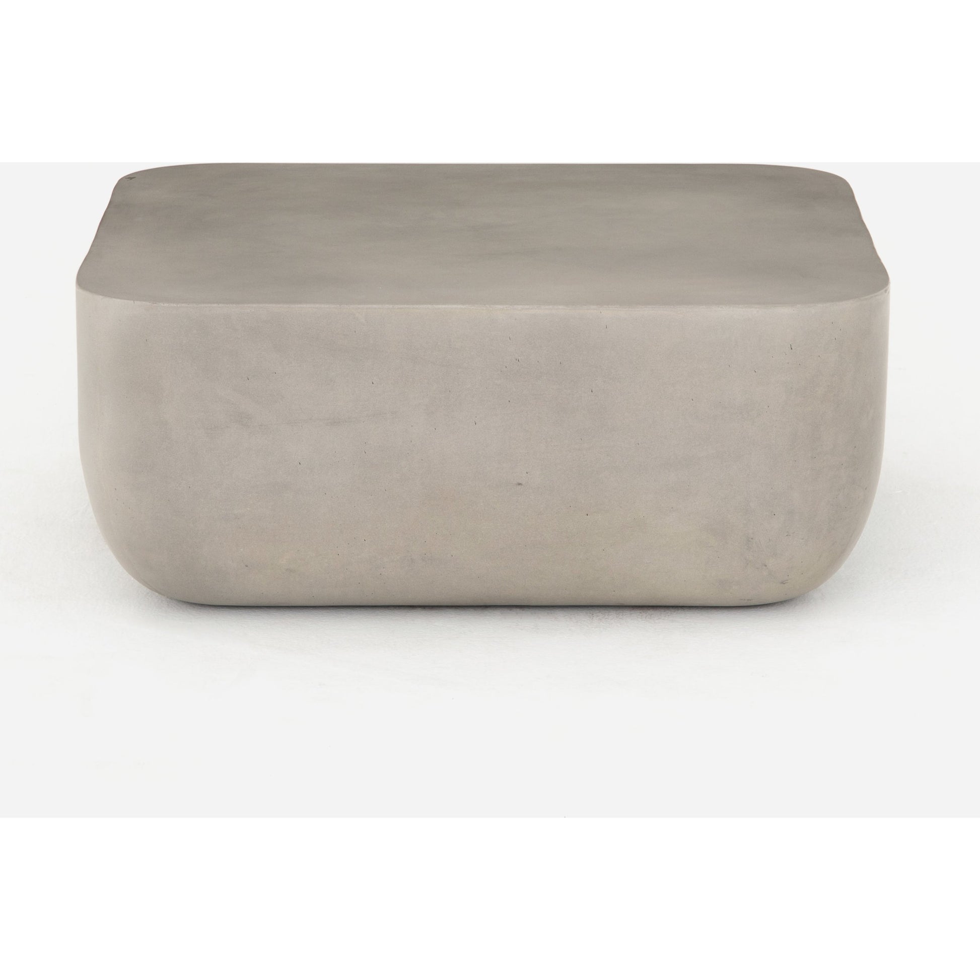 Ivan Coffee Table by Four Hands in grey concrete and gray concrete. Made from concrete in a modern style.