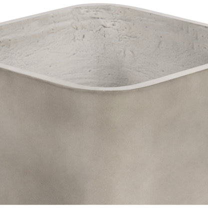 Ivan Planter by Four Hands in grey concrete and gray concrete. Made from concrete in a modern style.