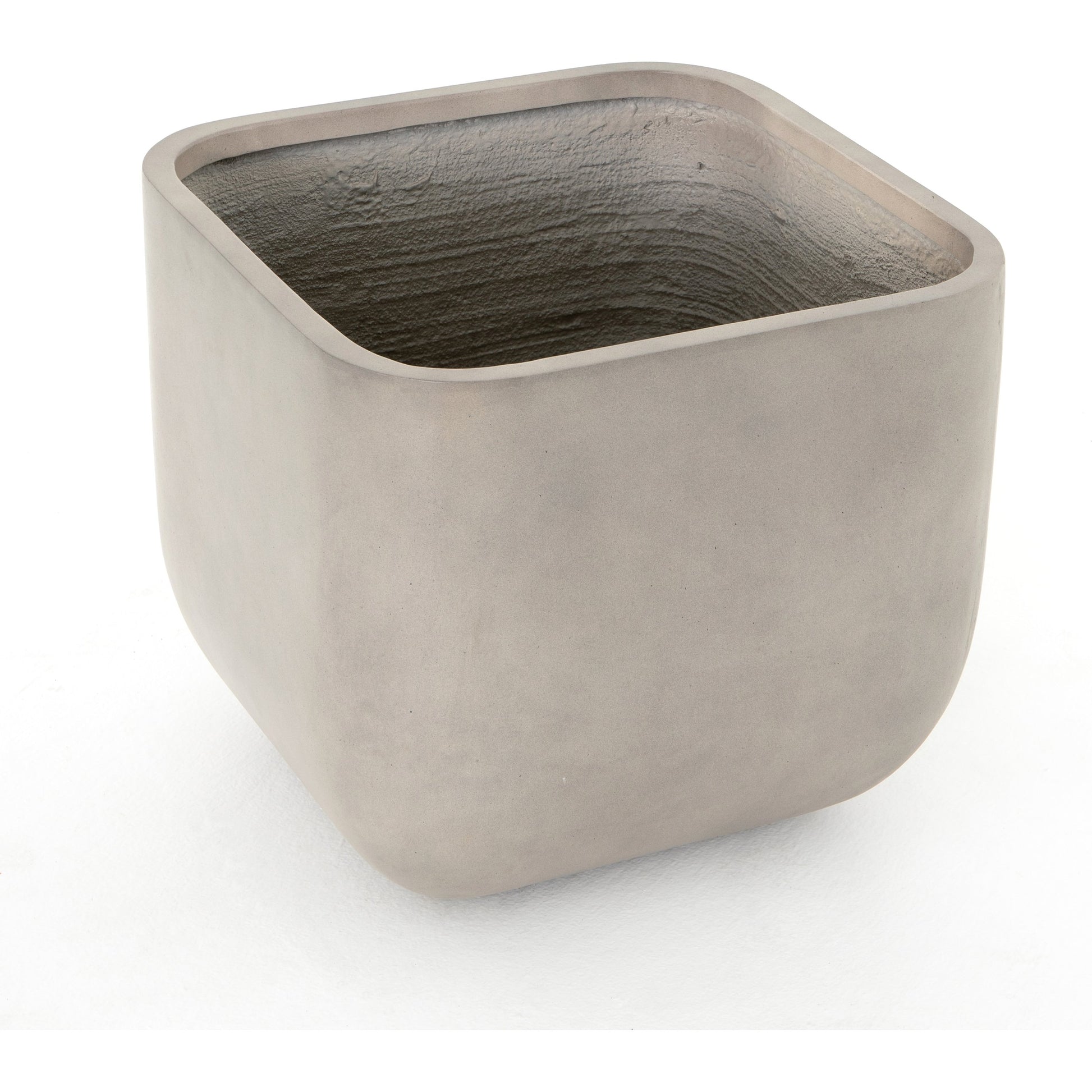 Ivan Planter by Four Hands in grey concrete and gray concrete. Made from concrete in a modern style.