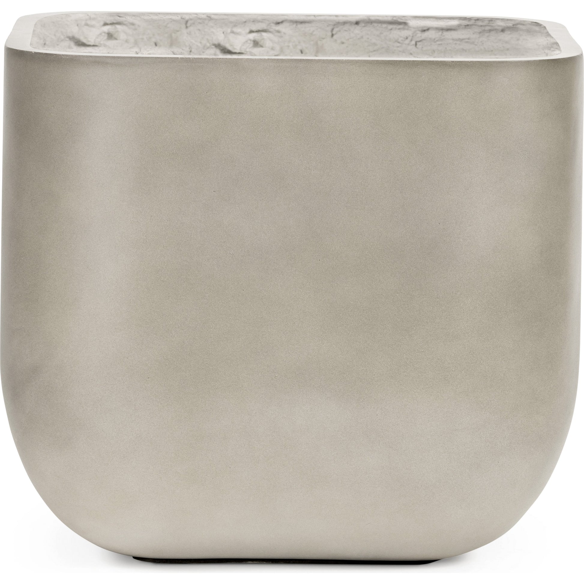 Ivan Planter by Four Hands in grey concrete and gray concrete. Made from concrete in a modern style.