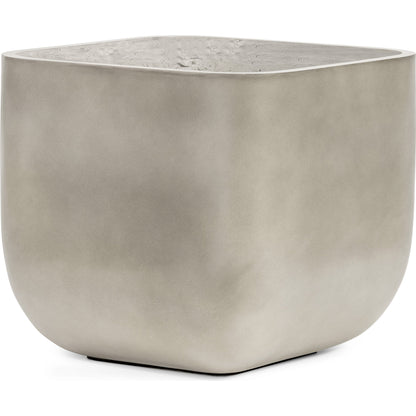 Ivan Planter by Four Hands in grey concrete and gray concrete. Made from concrete in a modern style.