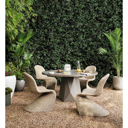Bowman Outdoor Dining Table by Four Hands. Made from unique in a modern style.