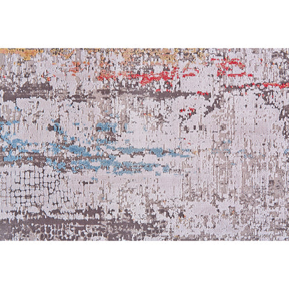 Cadiz Rug - 3903F by Feizy in gray, red, blue. Made from viscose, acrylic in a unique style.