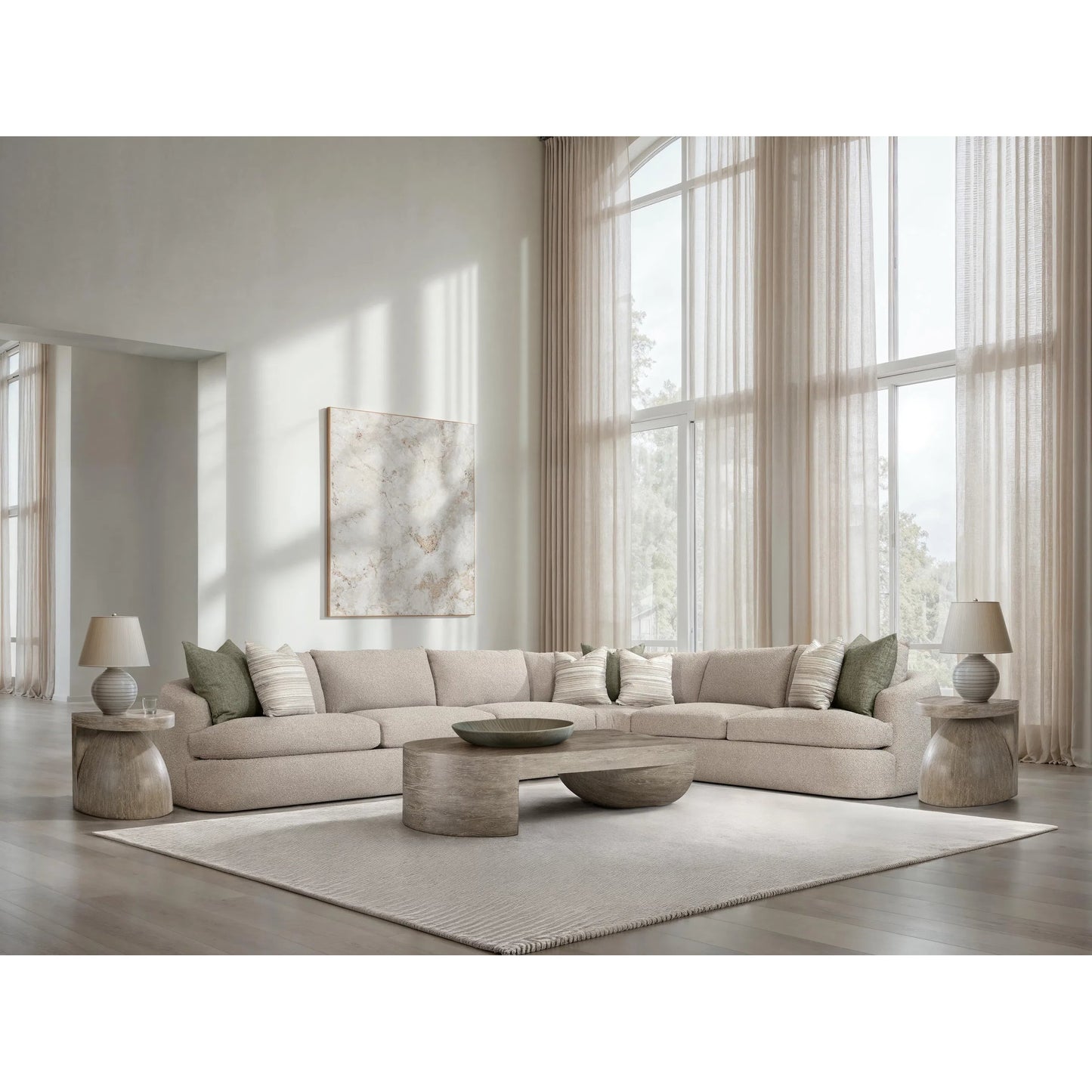 008 SI-2534134 | Lifestyle | Moda Side Table by Bernhardt in brown. Made from wood in a unique style.