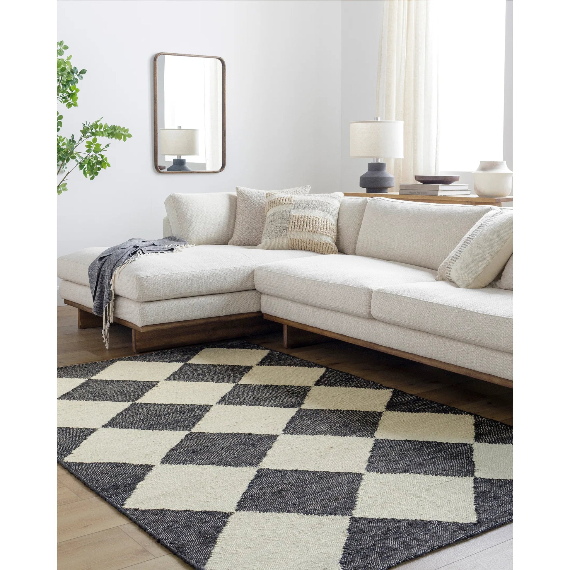 Antho Diamonds Rug by Vivir x Livabliss. Made from unique in a unique style.