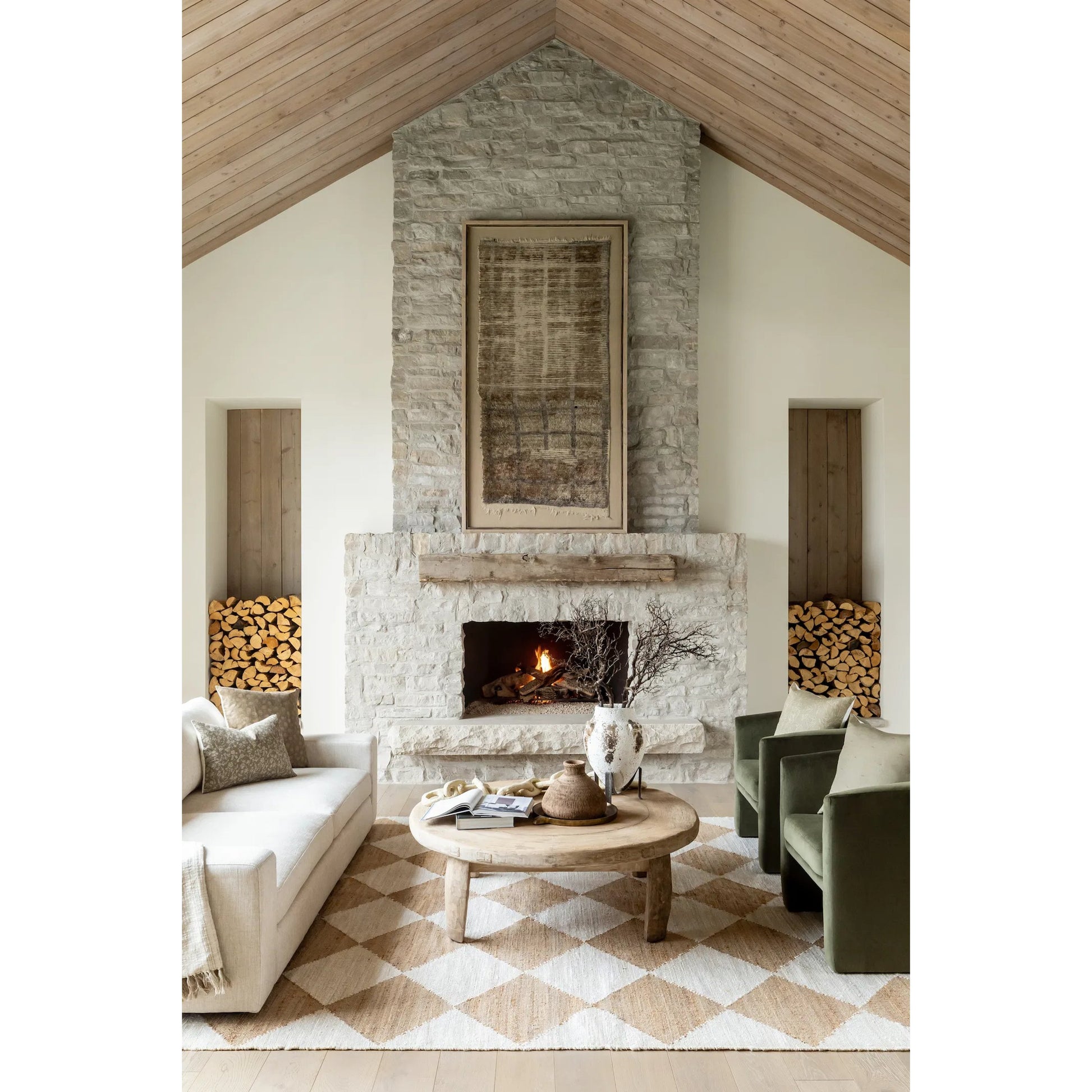 Antho Diamonds Rug by Vivir x Livabliss. Made from unique in a unique style.