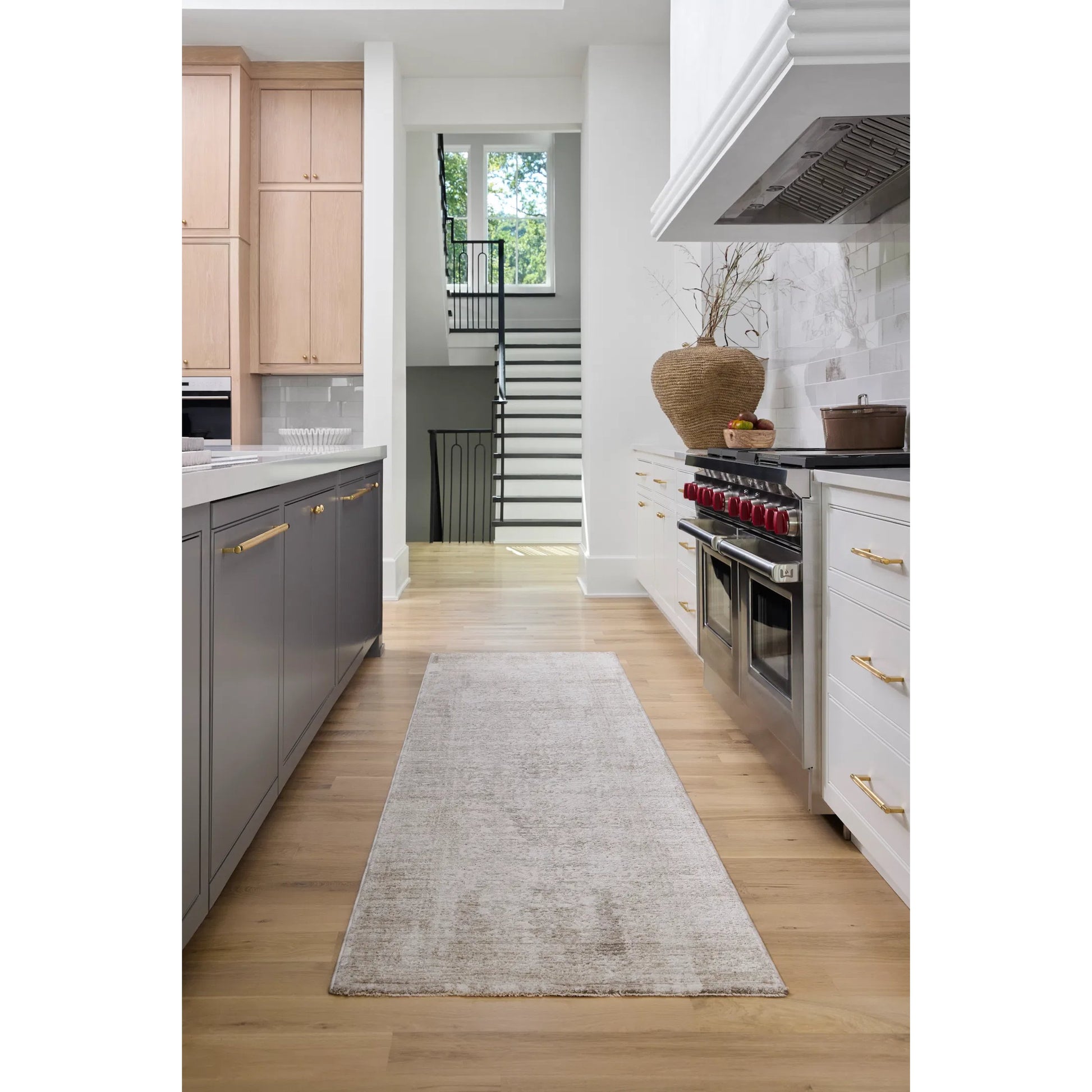 Beth 541513 Rug by Vivir x Livabliss in cream, light sage, sage, dusty sage, seafoam. Made from