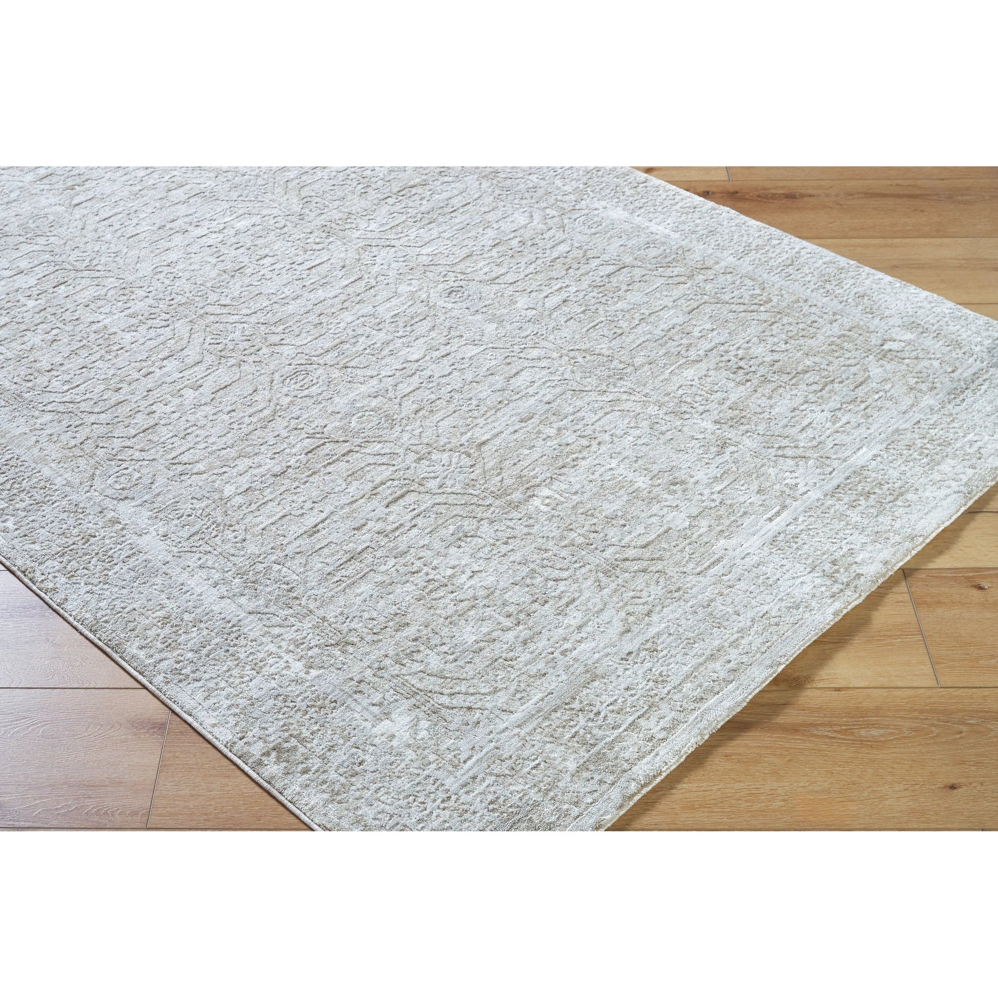 Beth 541513 Rug by Vivir x Livabliss in cream, light sage, sage, dusty sage, seafoam. Made from p