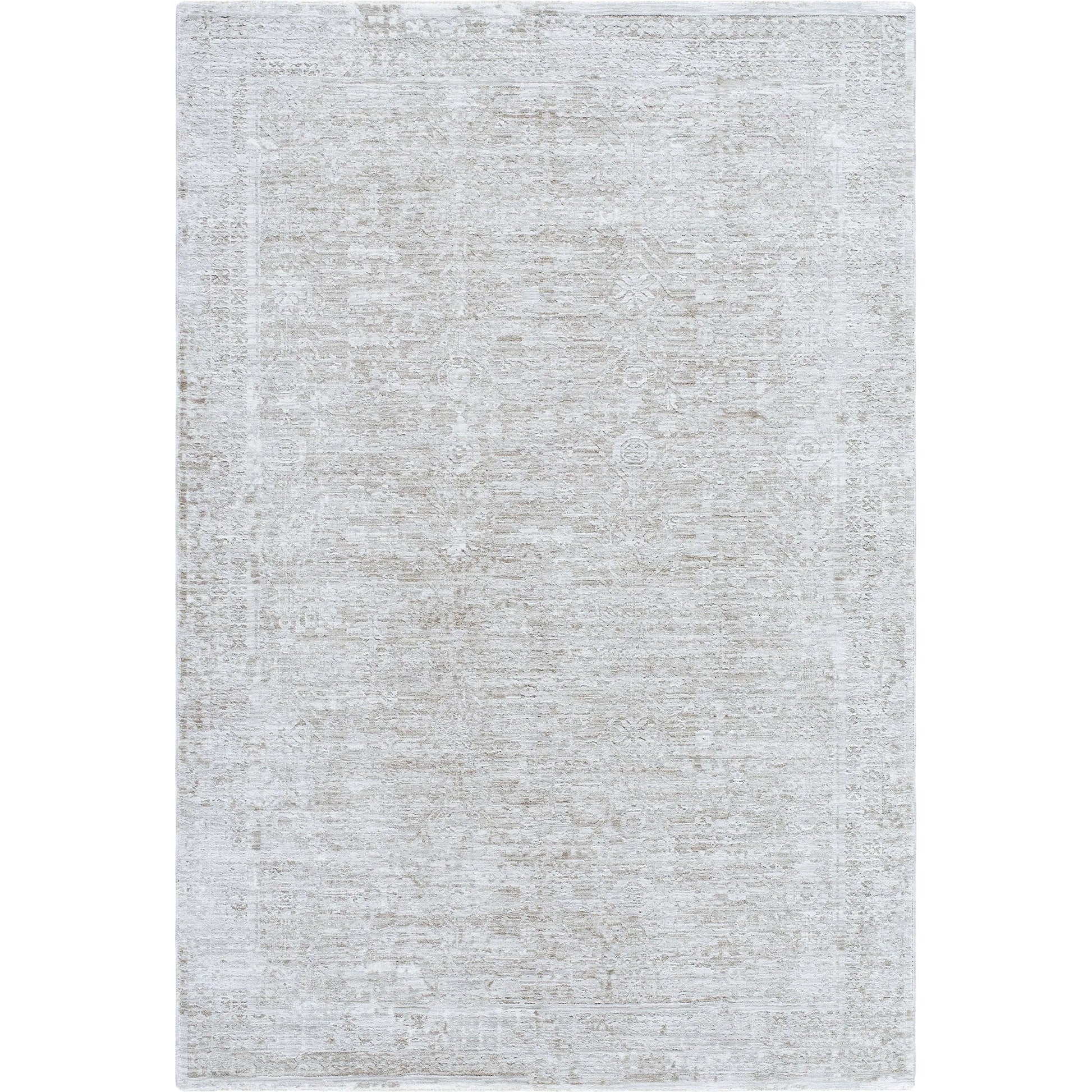 Beth 541513 Rug by Vivir x Livabliss in cream, light sage, sage, dusty sage, seafoam. Made from polyester in a unique style.