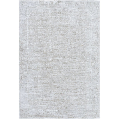 Beth 541513 Rug by Vivir x Livabliss in cream, light sage, sage, dusty sage, seafoam. Made from polyester in a unique style.