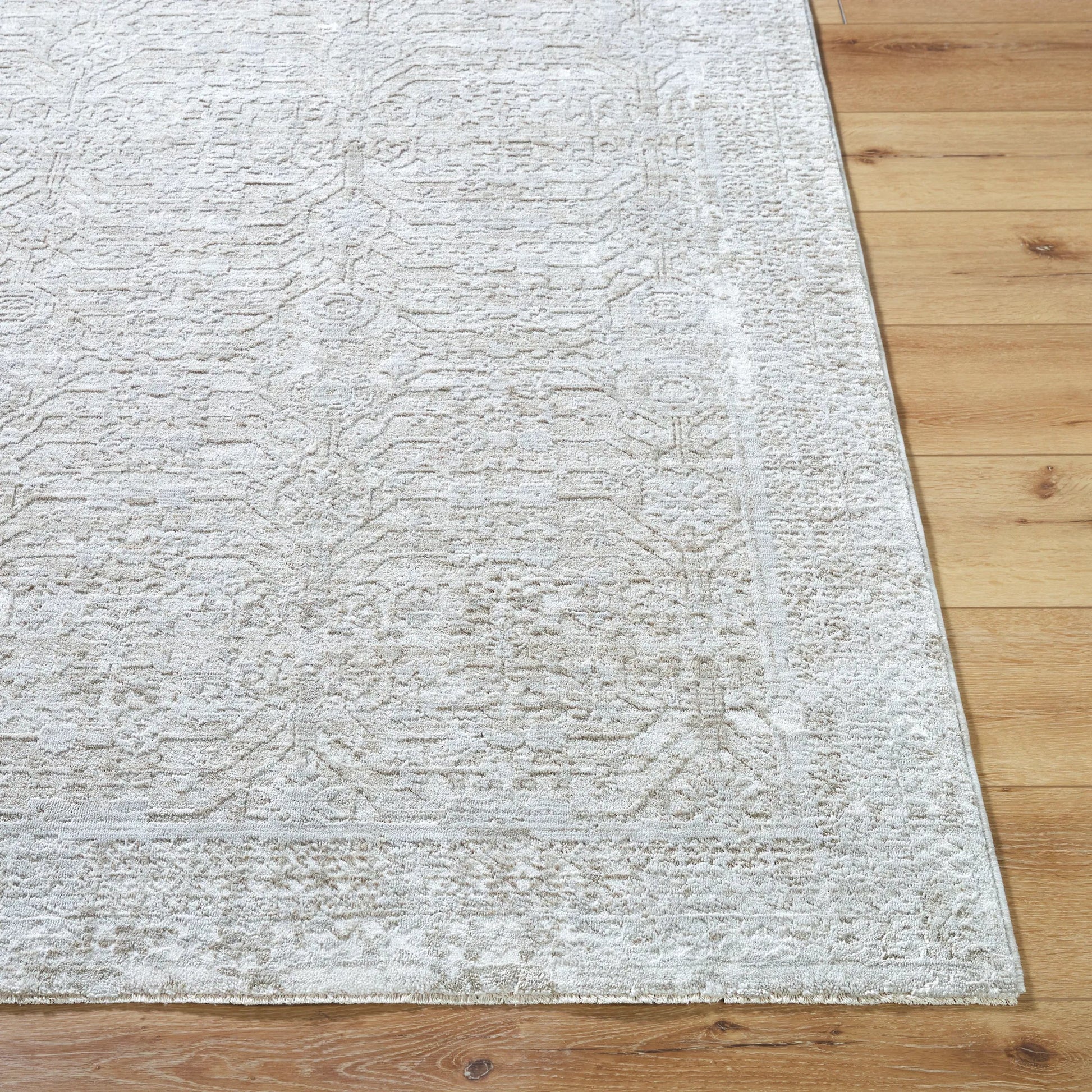 Beth 541513 Rug by Vivir x Livabliss in cream, light sage, sage, dusty sage, seafoam. Made from p