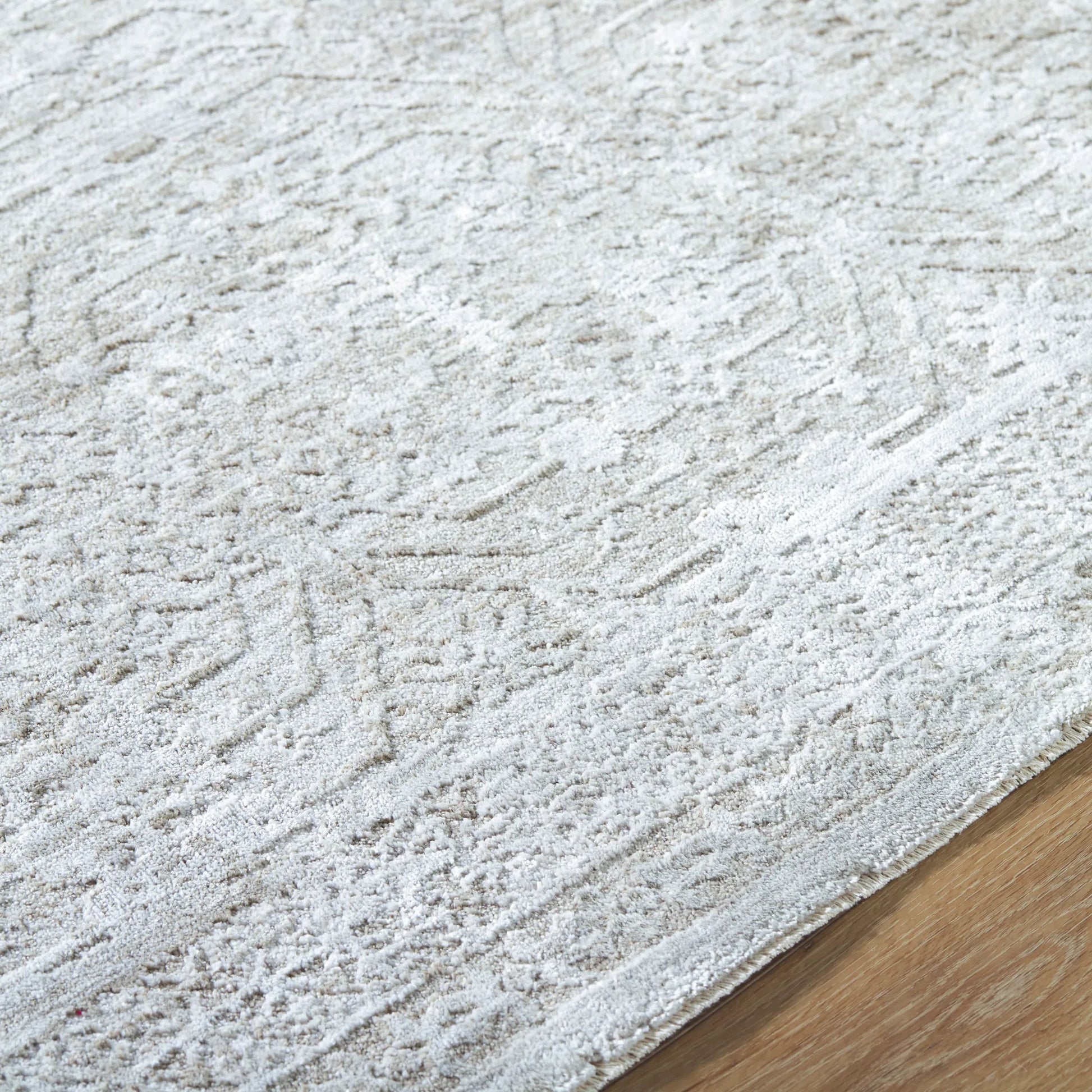 Beth 541513 Rug by Vivir x Livabliss in cream, light sage, sage, dusty sage, seafoam. Made from p