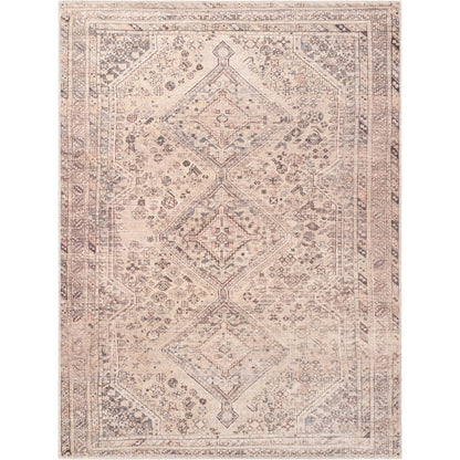 Eleni Rug - 541459 by Vivir x Livabliss in metallic - silver, sterling grey, silver, sage, light silver. Made from polyester in a unique style.