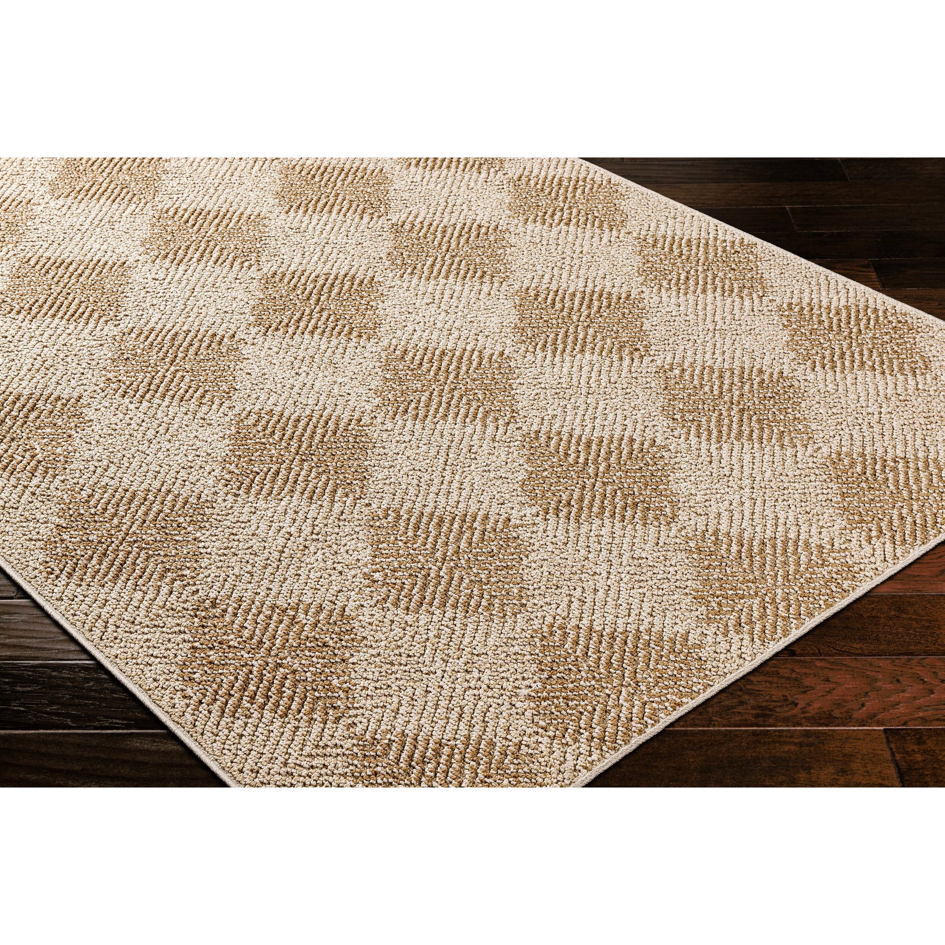 Kaya Rug - 541532 by Vivir x Livabliss in ash, khaki, prairie dust, desert sand, pearl, walnut. Made from polypropylene in a unique style.