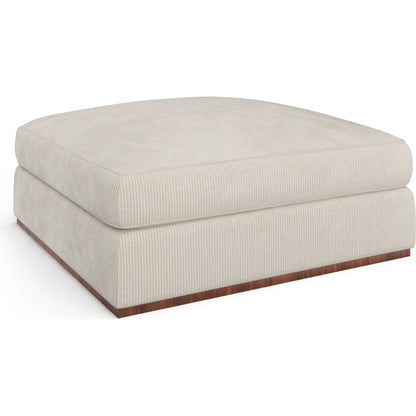 Bello Ottoman by Caracole in retro walnut. Made from unique in a eclectic & global style.