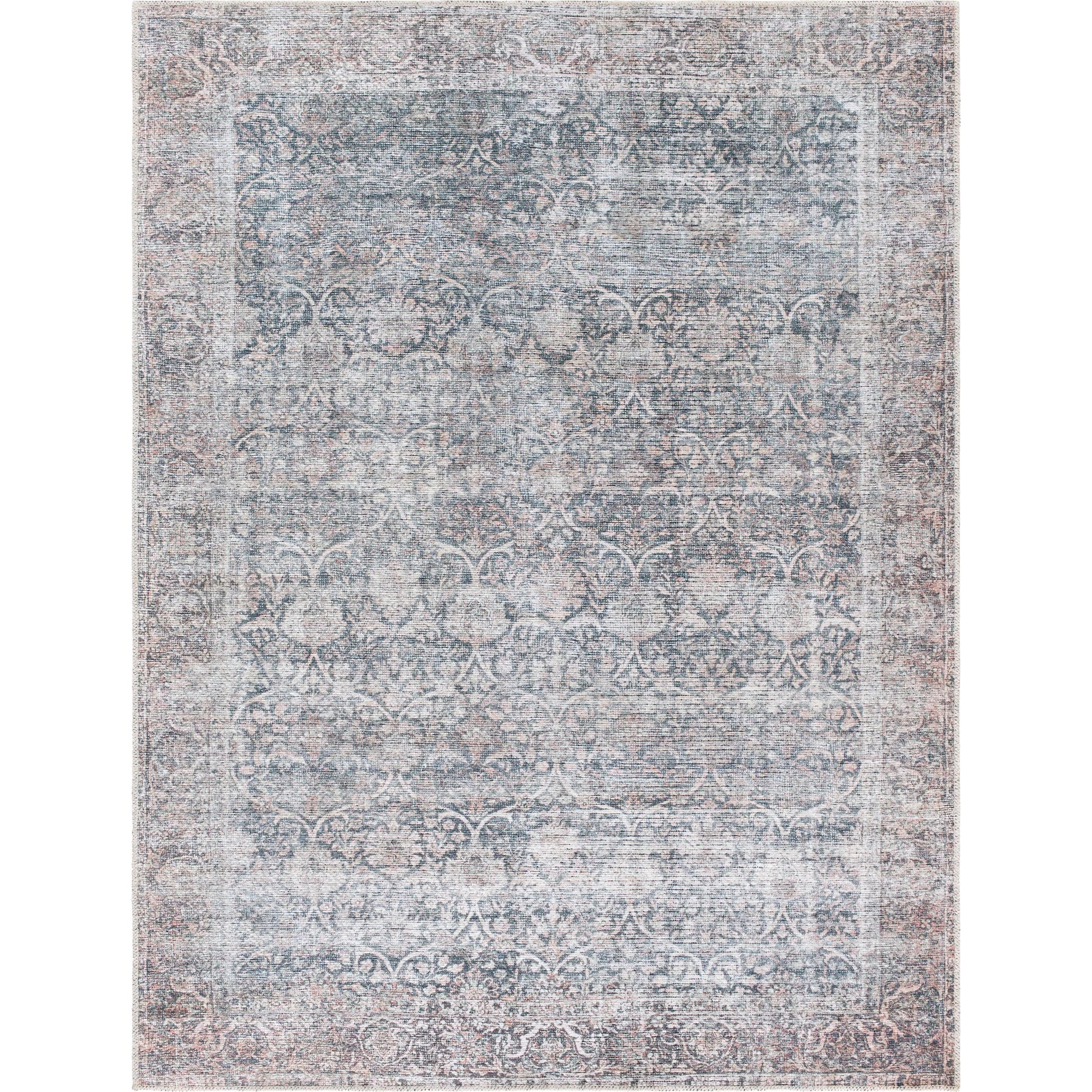 Lorelai 541412 Rug by Vivir x Livabliss in black, dark brown, light beige, white, orange. Made from polyester in a unique style.