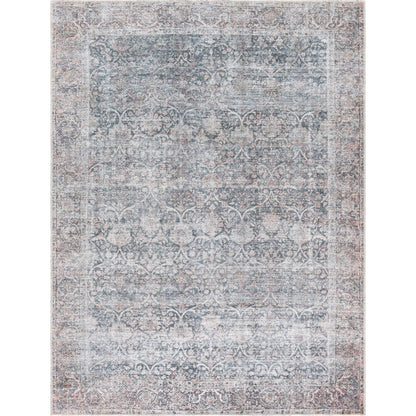 Lorelai 541412 Rug by Vivir x Livabliss in black, dark brown, light beige, white, orange. Made from polyester in a unique style.