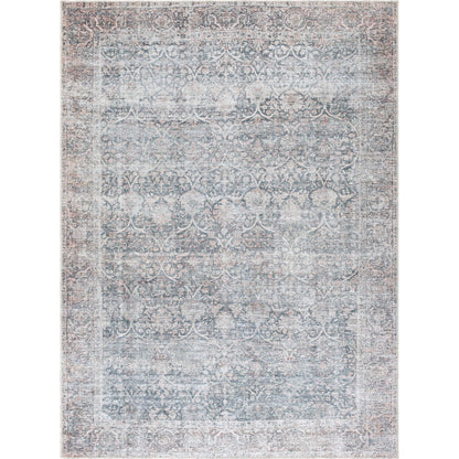 Lorelai 541412 Rug by Vivir x Livabliss in black, dark brown, light beige, white, orange. Made from polyester in a unique style.