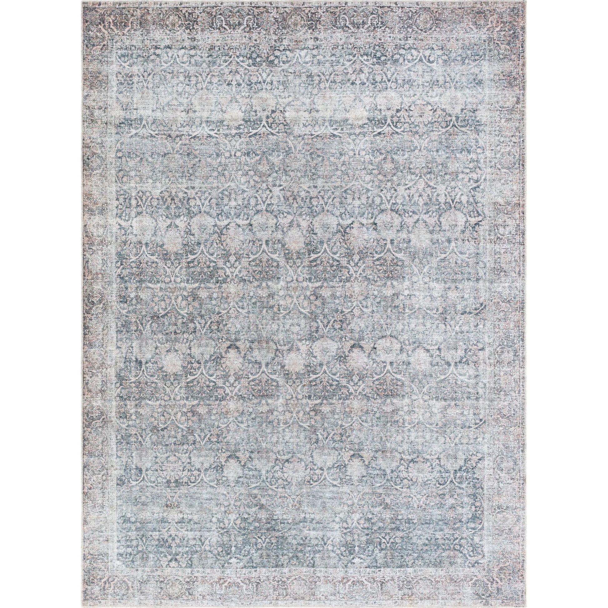 Lorelai 541412 Rug by Vivir x Livabliss in black, dark brown, light beige, white, orange. Made from polyester in a unique style.