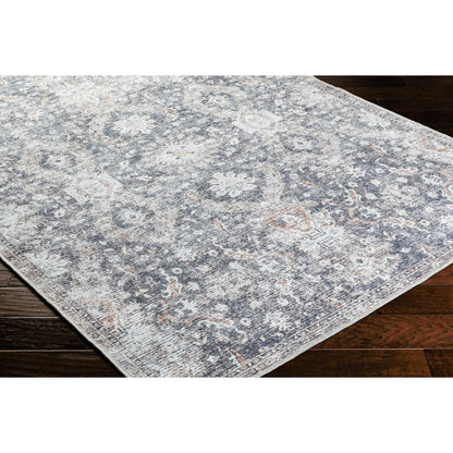 Lorelai Rug - 541430 by Vivir x Livabliss in black, dark brown, light brown, light beige, light gray, white. Made from polyester in a unique style.