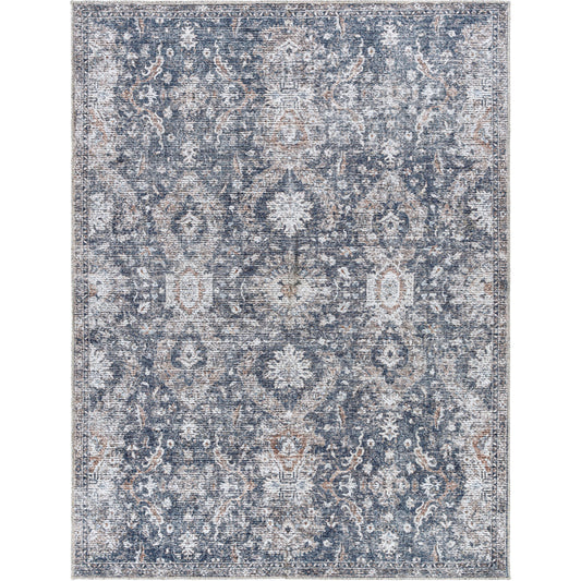 Lorelai Rug - 541430 by Vivir x Livabliss in black, dark brown, light brown, light beige, light gray, white. Made from polyester in a unique style.