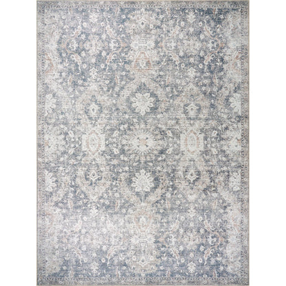 Lorelai Rug - 541430 by Vivir x Livabliss in black, dark brown, light brown, light beige, light gray, white. Made from polyester in a unique style.