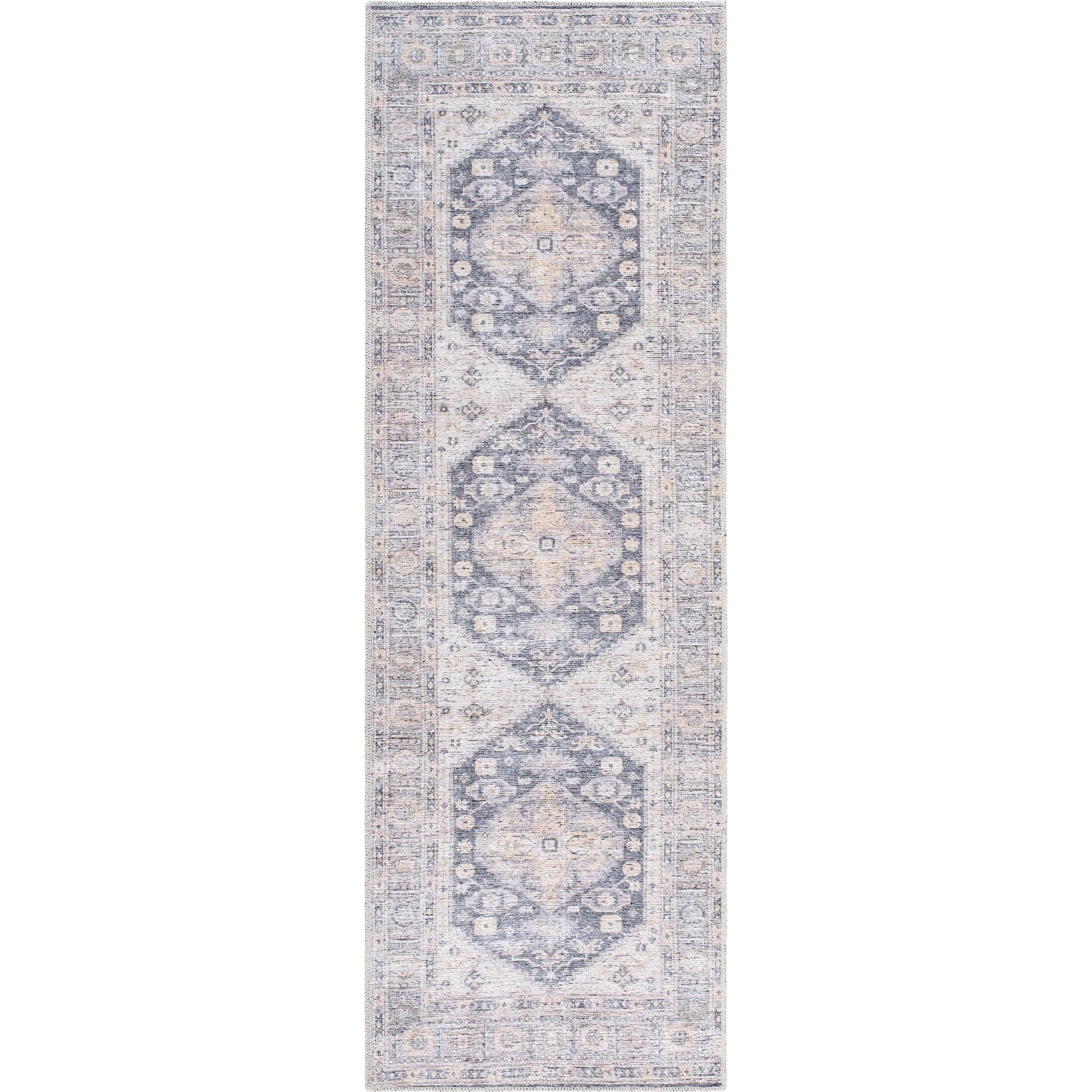 Lorelai Rug - 541439 by Vivir x Livabliss in light silver, silver, metallic - silver, desert sand. Made from polyester in a unique style.